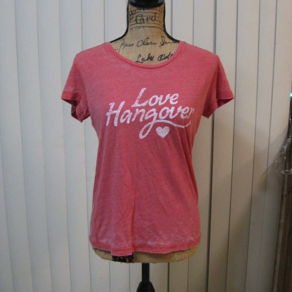 NWT Express red Love Hangover graphic t shirt top XS extra small